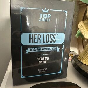 HER LOSS-Pheromone Enhanced
Cologne for Men Raw Attraction